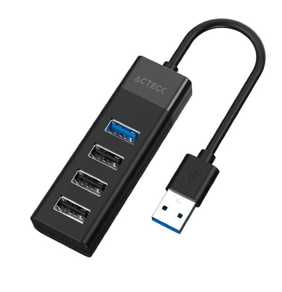 Hub USB  PORT X4 DH422 Acteck Advanced Series HUB 4 en 1 - 