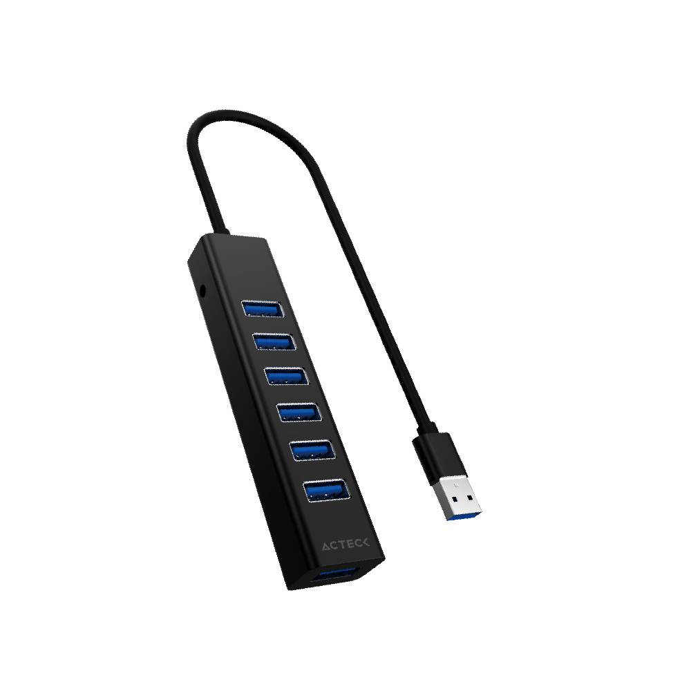 Hub USB 3.0 PORT X7C DH67 Acteck Advanced Series HUB  7 en 1 - 