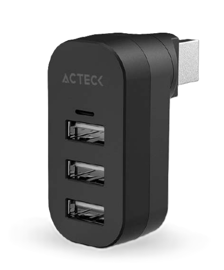 Hub USB 2.0 PORT X4R DH421 Acteck Advanced Series HUB Portatil 3 en 1 - 