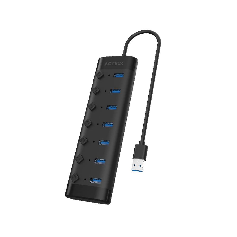 Hub USB 3.0 PORT X7 DH470 Acteck Advanced Series HUB  7 en 1 - 