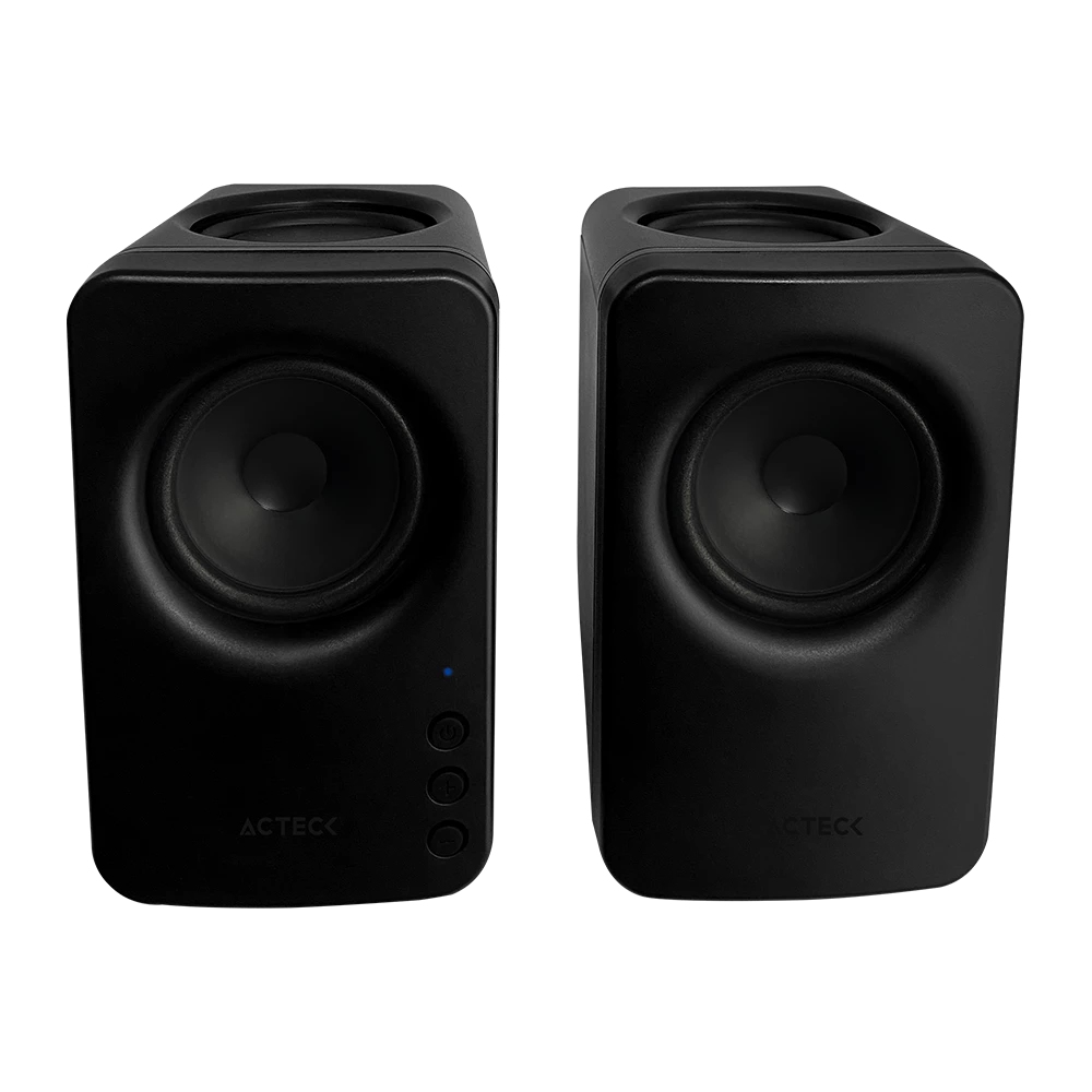 Bocinas ACTECK BS475 - 2.0, 5 W, Negro, 50 - 18000 Hz