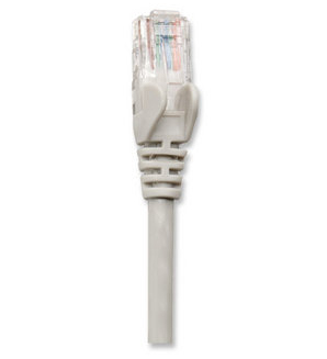 Cable de Red INTELLINET 319867 Cat5e - 7, 5 m, RJ-45, RJ-45, Macho/Macho, Gris