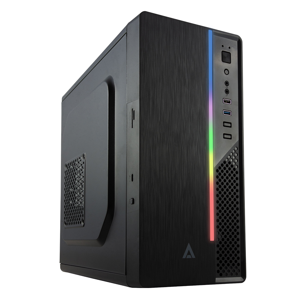 Gabinete ACTECK ULTRON/OSACA X GI445 Micro Tower Micro ATX Y Mini ITX RGB USB 3.0 Fuente 500W - 