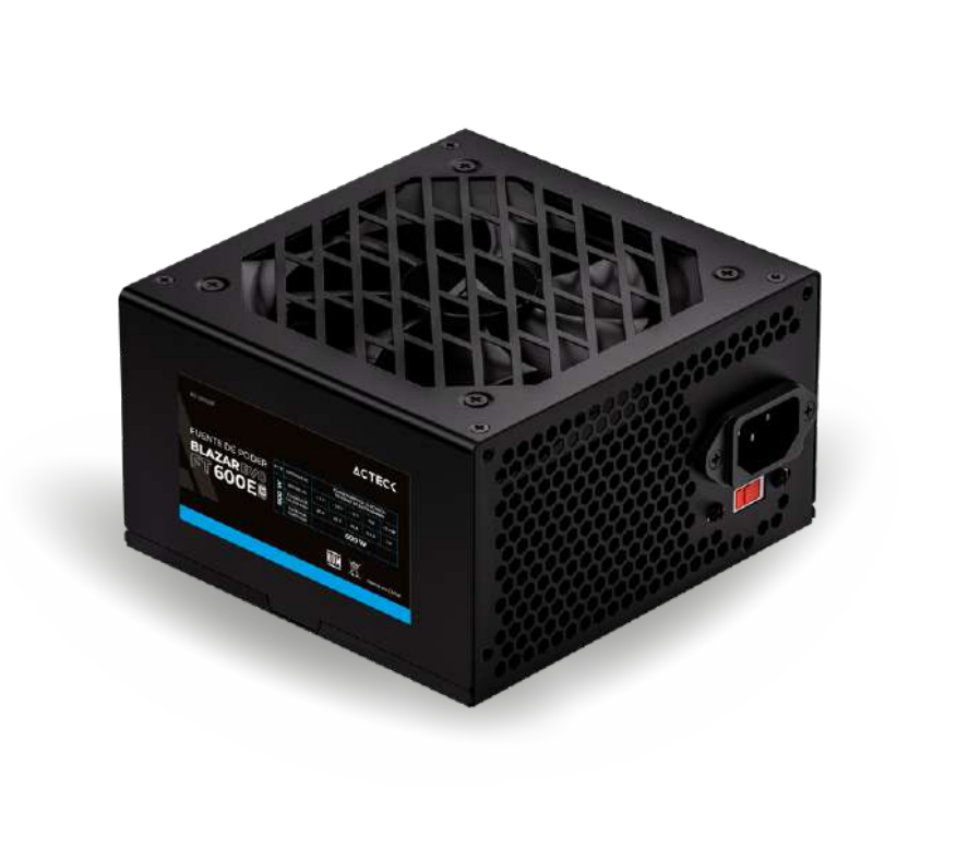 Fuente de Poder ACTECK  Blazar Evo  FT600E Advanced Series ATX 600W - 