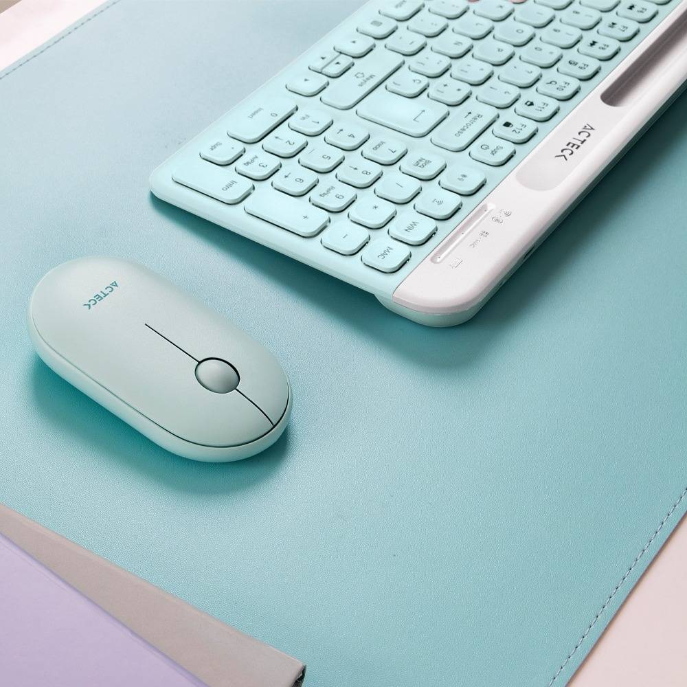 Kit Teclado y Mouse  Creator Vituos Silk MK720 Acteck Elite Series Teclado y Mouse Inalámbrico 2.4Mhz - Alcance 10m, Conexión Bluetooth, Batería Recargable