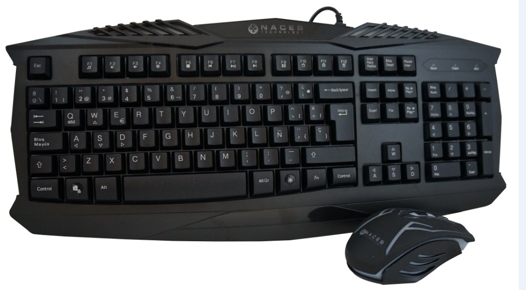 Ct Online Mx Kit De Teclado Y Mouse Gaming Naceb Technology Na