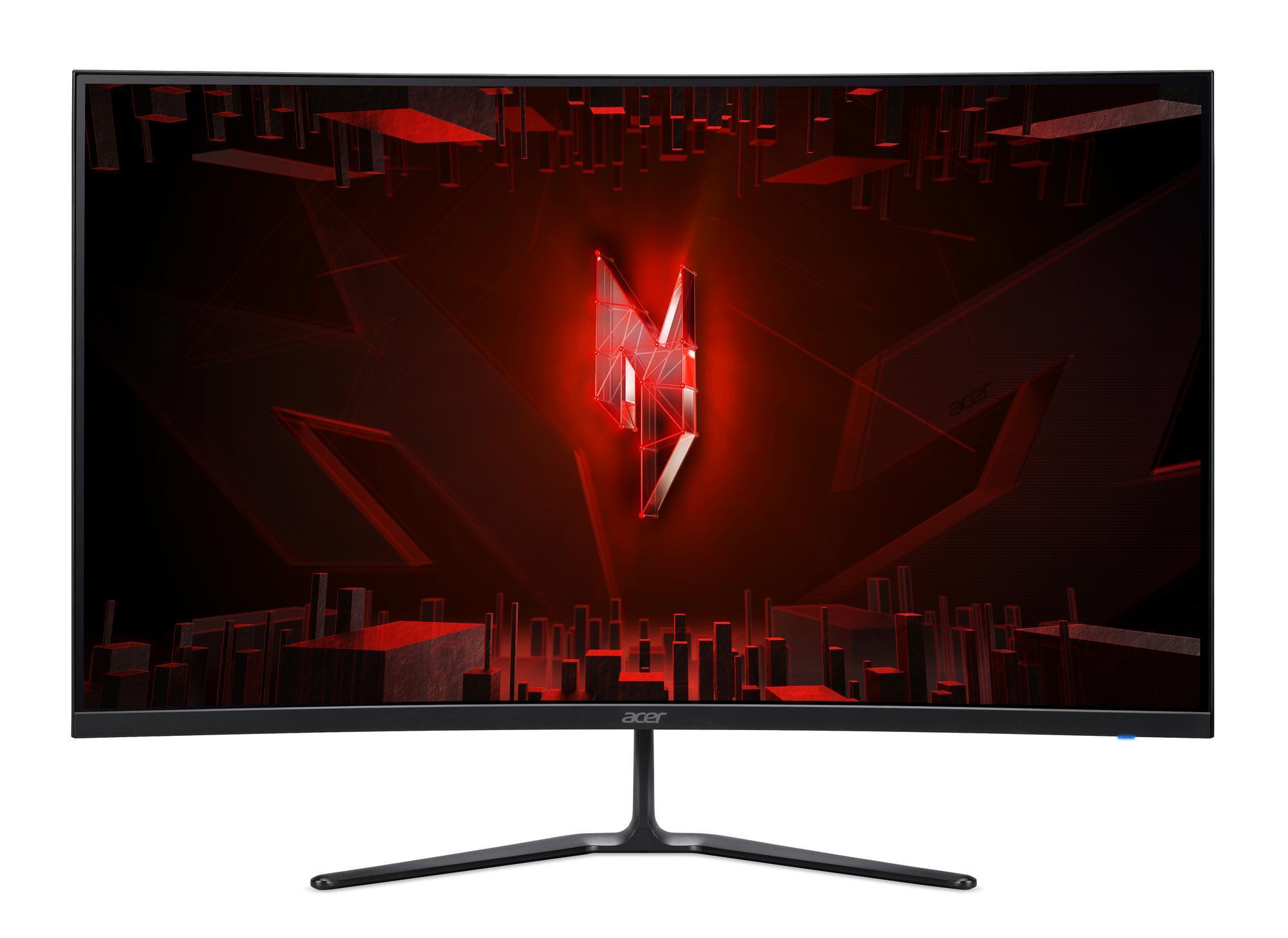 MONITOR ACER GAMER CURVO EDT320Q 31.5 FHD 1920 x1080 - VA, 180Hz; 1ms (VRB); 2xHDMI, 1xDP, Audioout, Incluye Cable HDMI; 3 AÑOS DE GARANTIA