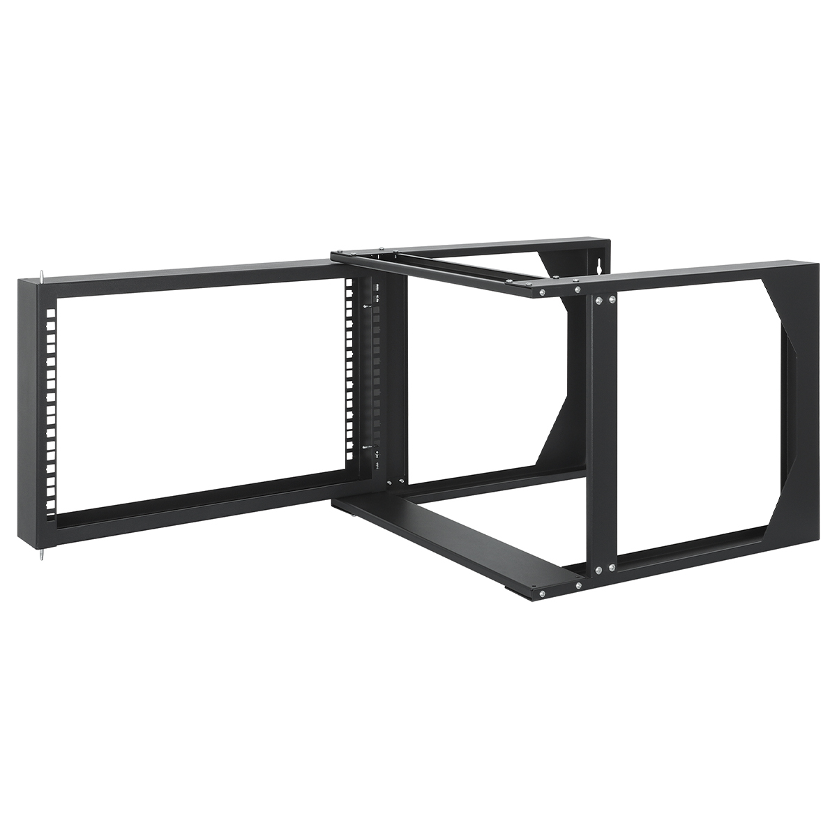 Rack Abierto  - Negro, Acero, Rack shelf, 30 kg, 6U