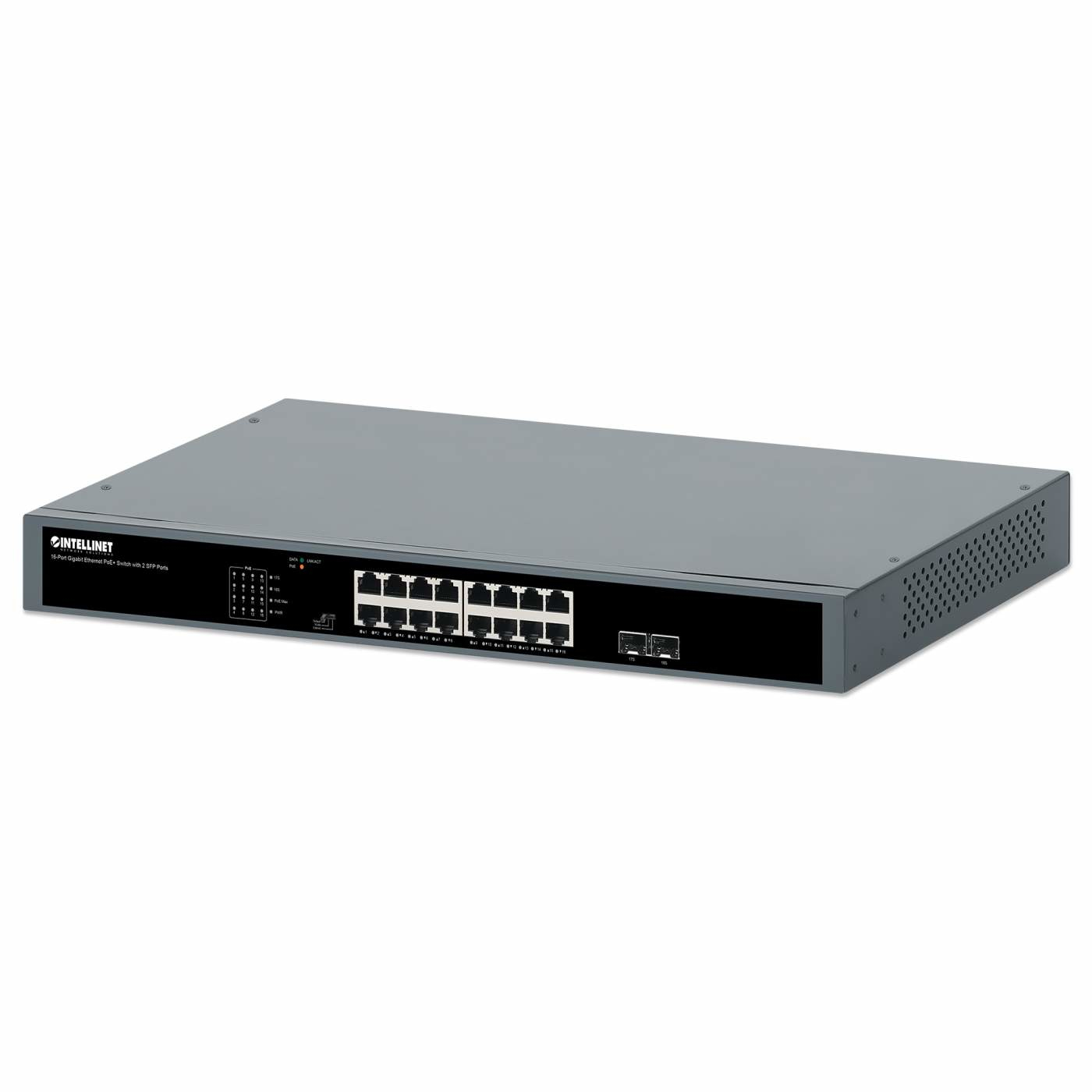 PoE Switch GB 16 ptos 19 250W -