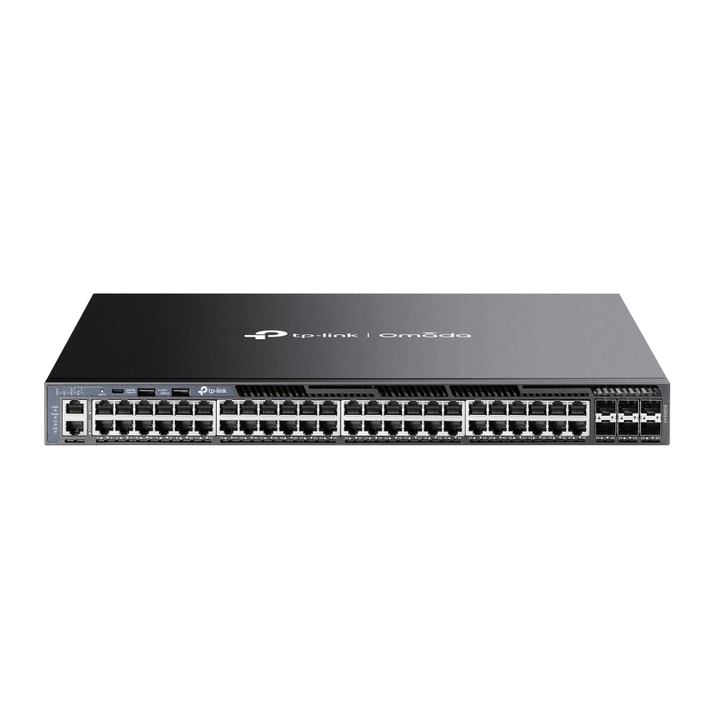 Switch administrado L3 apilable Gigabit de 48 puertos Omada con 6 ranuras 10G - 