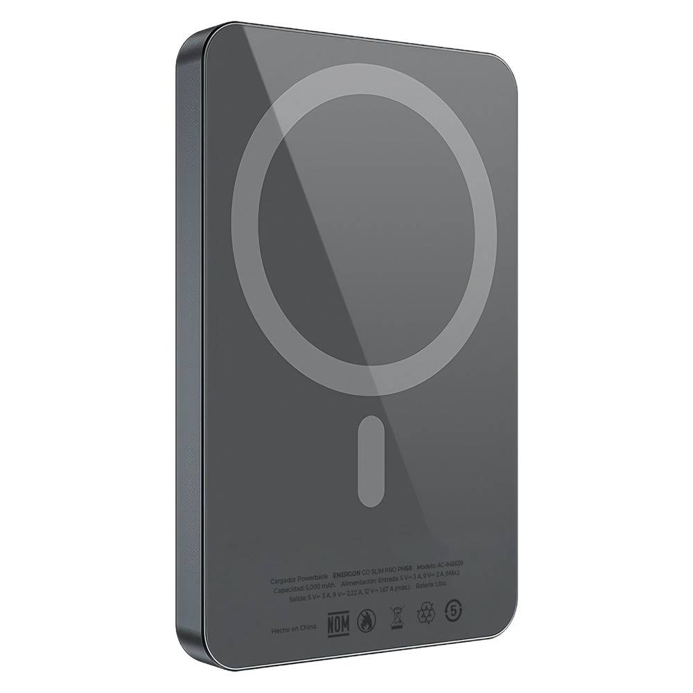 Cargador Powerbank Acteck Energon GO Slim Pro PM50 Cargador Powerbank 5 - 000  mAh