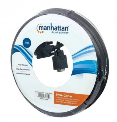 Cable VGA Manhattan 309011 para Monitor Macho/Macho VGA (D-Sub