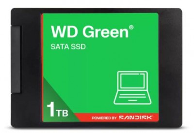 Unidad de estado Solido WD GREEN, 1TB, 2.5, 400 MB/s Escritura, 500 MB/s Lectura, SATA III