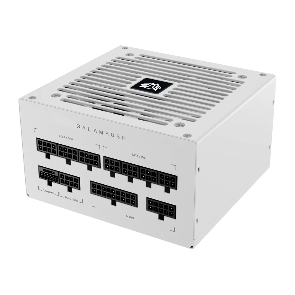 FUENTE DE PODER GAMER BALAM RUSH MAGNETAR 1250MR / CERTIFICADA / 1250W / 80 PLUS PLATINUM / ATX / FULL MODULAR / BAJO NIVEL DE RUIDO / 5 AÑOS DE GARANTIA / BLANCO / BR-937627