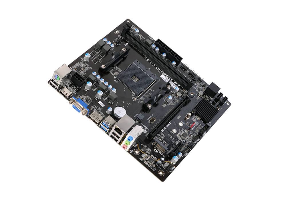 MOTHERBOARD ECS A520AM4-M3D, Micro-ATX, Socket AM4, AMD A520, 64GB DDR4, HDMI/DP PARA AMD RYZEN 3 Y 5.
