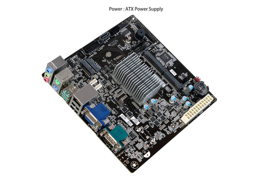 TARJETA MADRE ECS ADLN-I-N100, Intel Alder Lake N SoC, Intel N100 Alder Lake, 1 x SO-DIMM DDR4 2400 hasta 16GB, 2xSATA 6GB/s, 1xHDMI,1xVGA,1xDP, Mini ITX