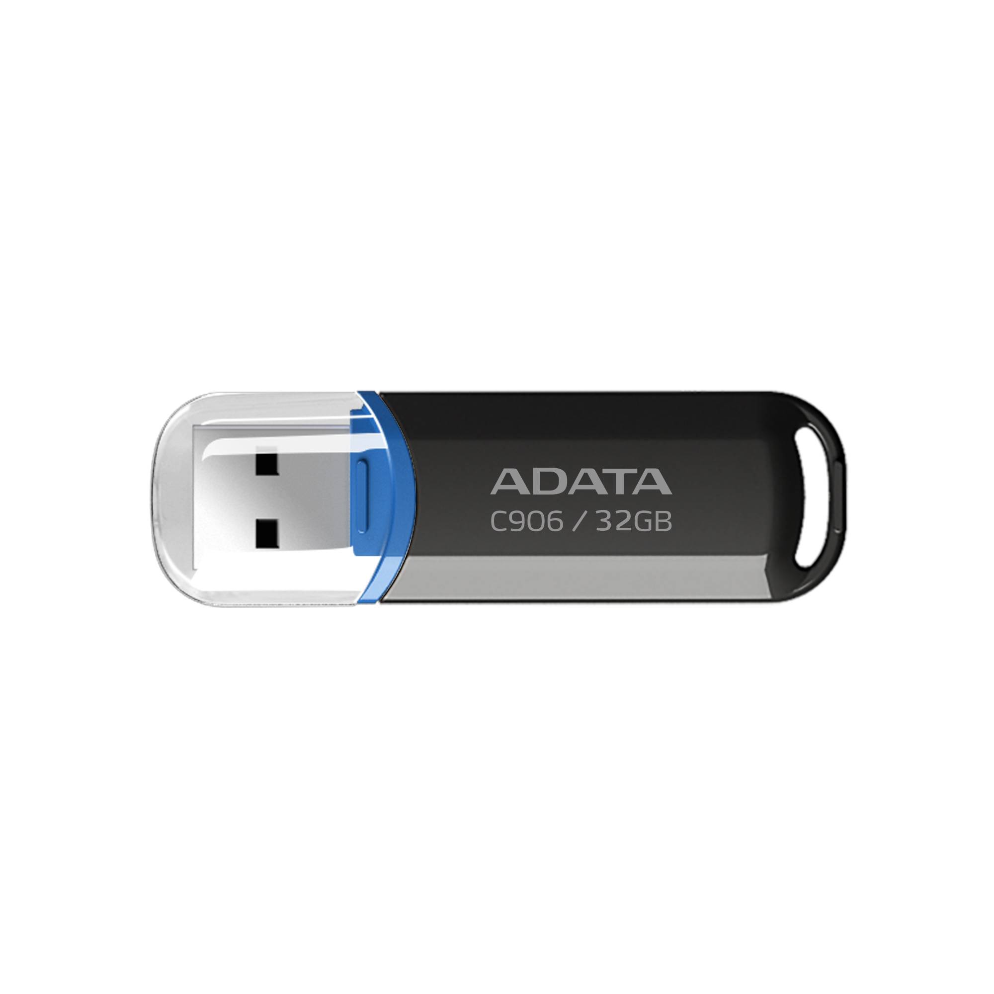 Memoria Adata 32gb Usb 2.0 C906 Negro (ac906-32g-rbk)