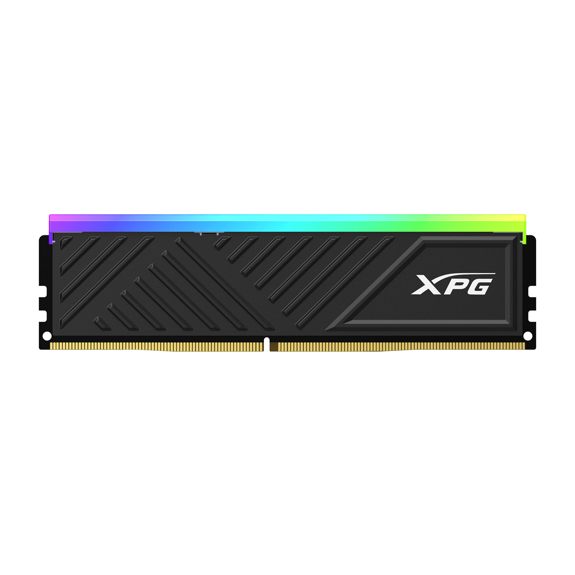 MEMORIA ADATA UDIMM DDR4 8GB PC4-25600 3200MHZ CL16 288PIN 1.35V XPG SPECTRIX D35G RGB NEGRO CON DISIPADOR PC/GAMER/ ALTO RENDIMIENTO (AX4U32008G16A-SBKD35G)