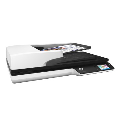CT Online.mx | Escaner HP ScanJet Pro 4500 fn1, 216 x 3100 mm, Base plana y  ADF, 4000 páginas, 30 ppm