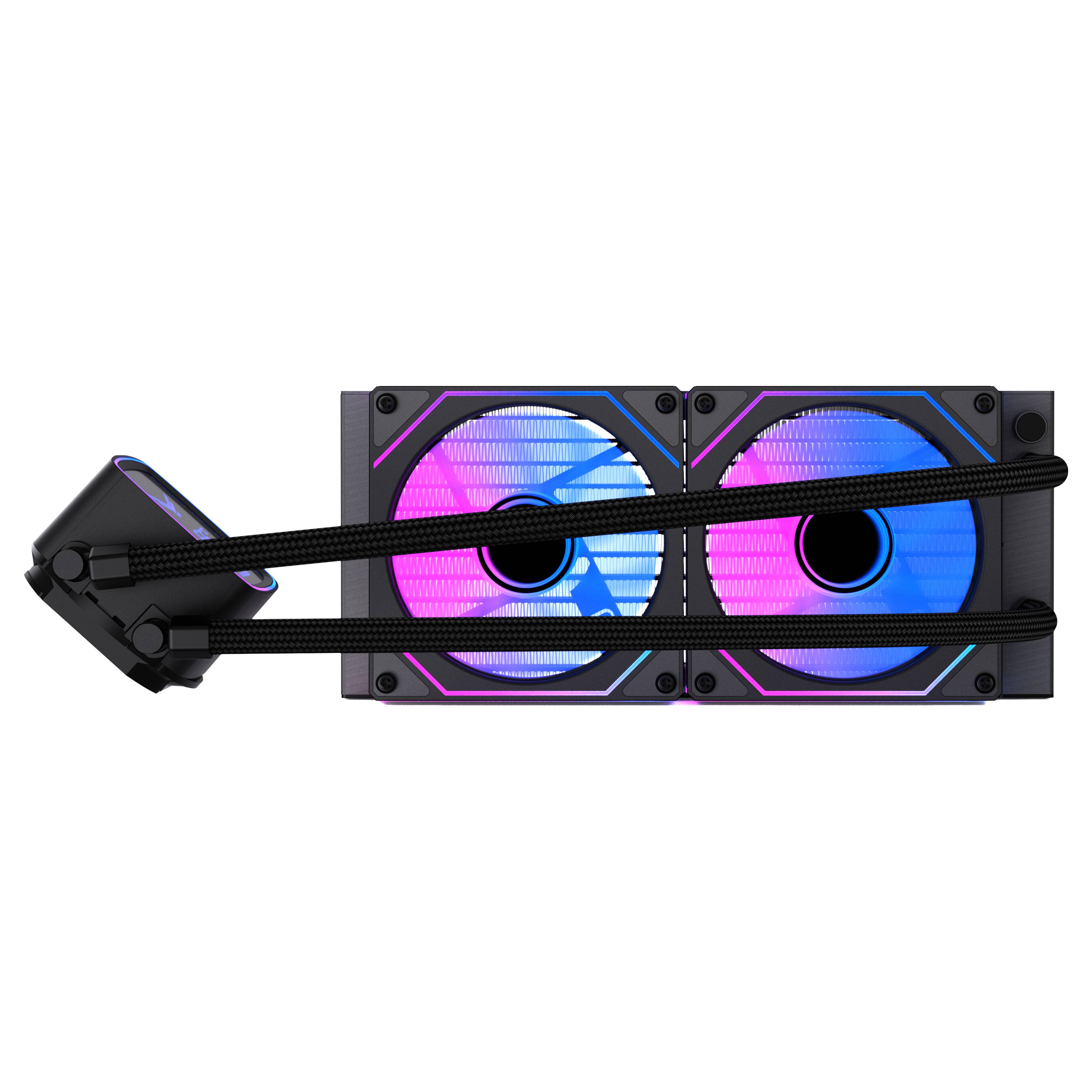 NACEB ENFRIAMIENTO LIQUIDO BOREAL 240MM PANTALLA DIGITAL ARGB NEGRO NA-0655N